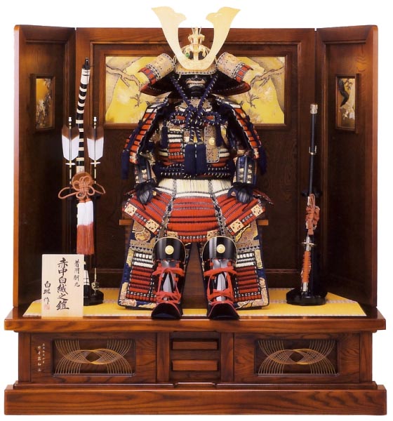 着用 胴丸鎧平飾り