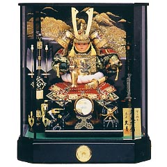 五月人形: 久月　9号若大将　取付ケース入