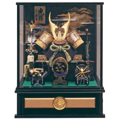 五月人形: 久月　12号兜　取付ケース入