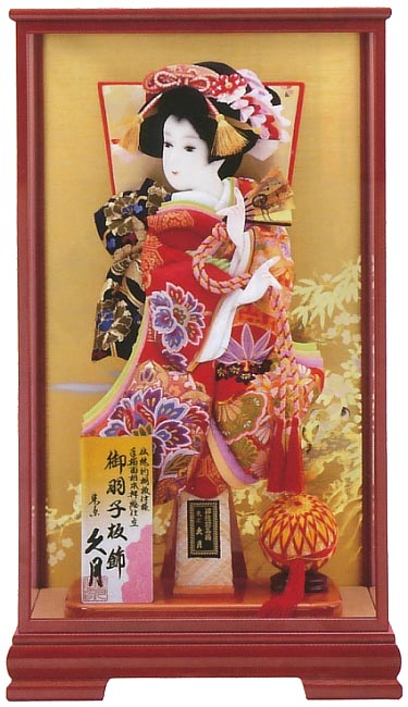 本金金襴振袖 朱塗ケース