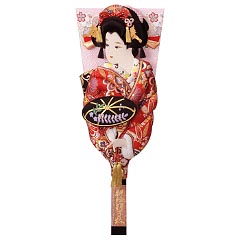 羽子板・破魔弓: 金襴押絵板　雅小町　藤娘