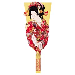 羽子板・破魔弓: 金襴押絵板　雅小町　道成寺