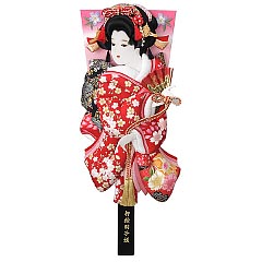 羽子板・破魔弓: 友禅正絹／縮緬友禅押絵板　あやか　道成寺