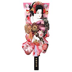 羽子板・破魔弓: 友禅正絹／縮緬友禅押絵板　あやか　浅妻
