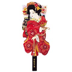 羽子板・破魔弓: 正絹絞り押絵板　極上はるな　道成寺