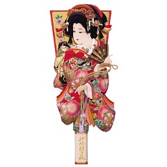 羽子板・破魔弓: 正絹押絵板　新正絹振袖　道成寺