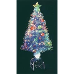 クリスマス: オーロラティンセルファイバーツリー(スケルトンボール付) 90cn