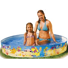 ビーチ用品: ビーチディズスナップセットプール152ｃｍ
