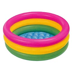 ビーチ用品: サンセットグローベビープール