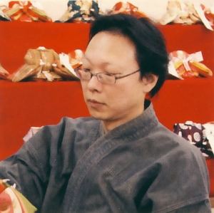 酒井一翔作　衣裳着　親王飾り　唐織　十番親王　久月監製