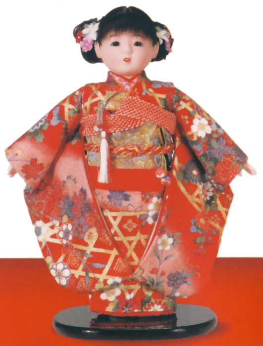 市松人形　正絹　12号