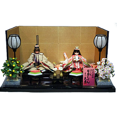 雛人形: 超プレミア品　久月作　リカちゃん　伝統工芸品衣装仕様　江戸小紋衣装　会津塗飾り台
