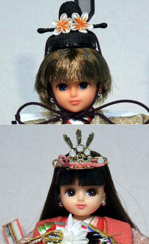 超プレミア品　久月作　リカちゃん　伝統工芸品衣装仕様　江戸小紋衣装　会津塗飾り台