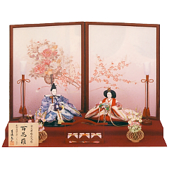雛人形: 京九番親王飾り　「百花雛」
