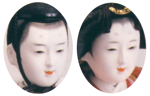 京九番親王　五寸官女　五人飾り　「江都みやび 御雛」