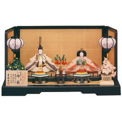 雛人形: 京十一番親王飾り　「江戸みやび　御雛」