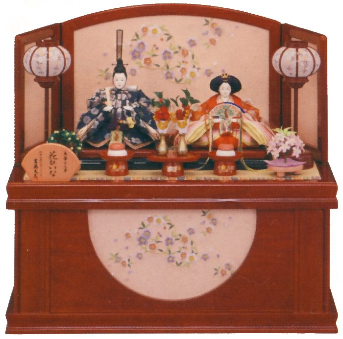 小三五親王飾り　「花ひいな」