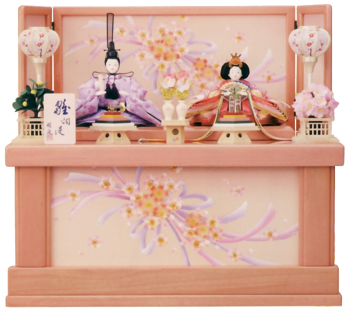 隆山作 親王飾り