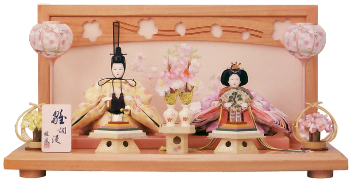 雅泉作　親王飾り