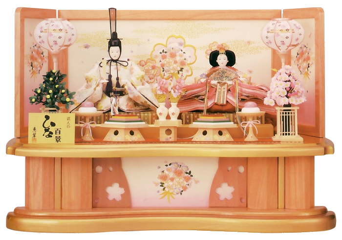 隆山作　親王飾り