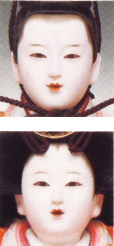 かな　大三五親王揃　オルゴール　朱色付