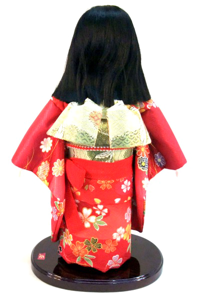 久月 市松人形 友禅 8号　34cm