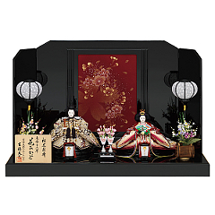 雛人形: 花みかど　小十番親王飾り　【305300】