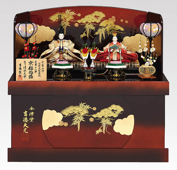 小三五親王　収納飾り　「清水文平作　京都物語」　【305191】