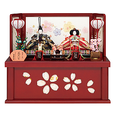 花ひいな　小三五親王飾り　【305357】