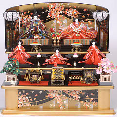 千匠作　雛人形　三段飾り　五人飾り