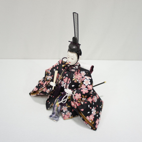 雛人形　隆山作　三段飾り　五人飾り　【49SS1340】