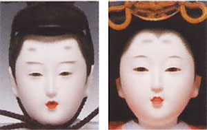 寿慶　京十一番親王　京五官女揃　三段飾り