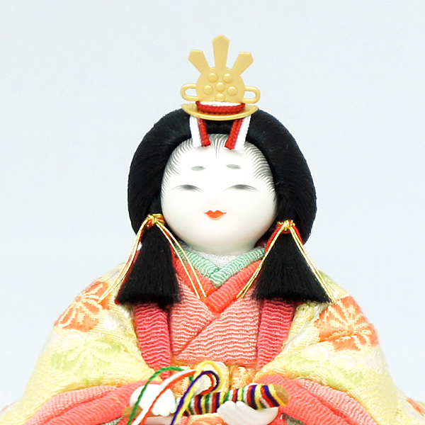 原孝洲 雛人形 早春雛　木目込み雛人形　親王飾の詳細画像1