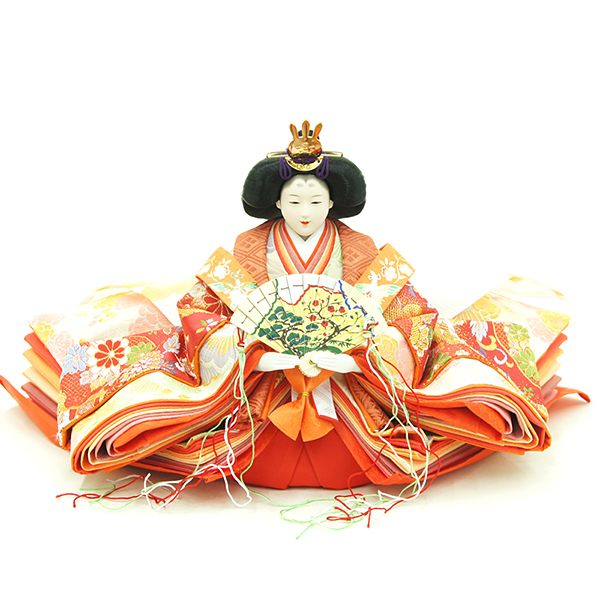 福寿 雛人形 福寿作　三段　五人飾りの詳細画像1