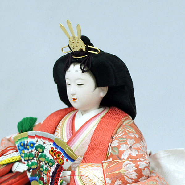 吉徳 雛人形 京九番親王五寸官女五人飾り 江都みやびの詳細画像1