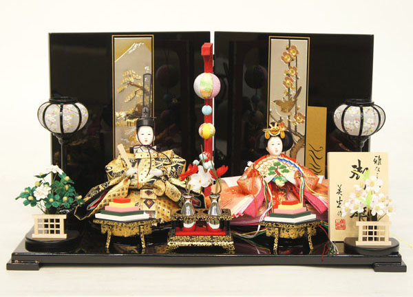 美光作　親王飾り　芥子親王