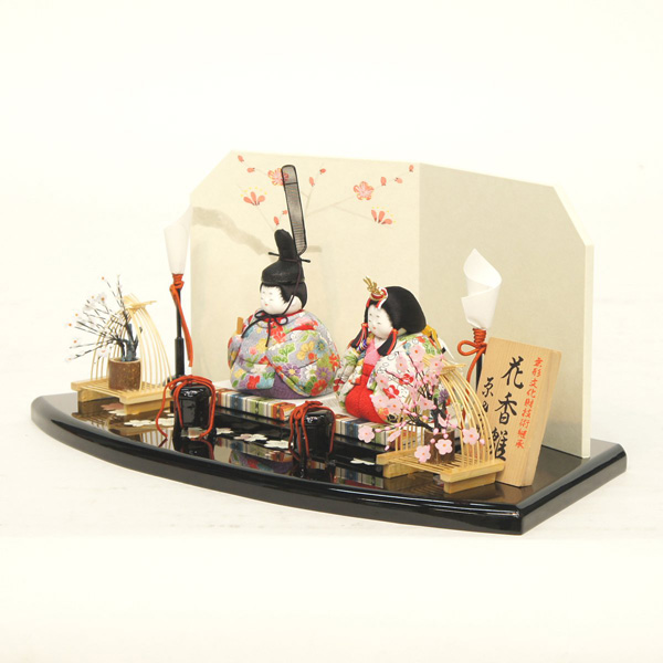 原孝洲　雛人形　原孝洲作　花香雛　木目込み雛人形　詳細画像
