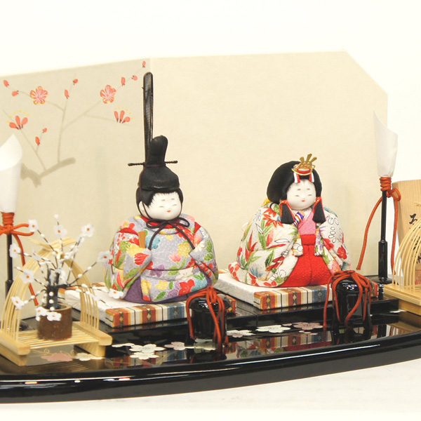 原孝洲　雛人形　原孝洲作　花香雛　木目込み雛人形　詳細画像