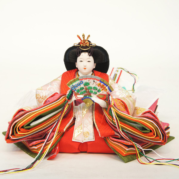久月　雛人形　二代目岡田栄峰作 衣裳着 親王飾り 京十番親王 久月監製　詳細画像