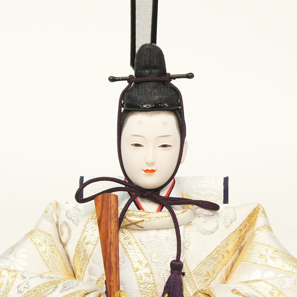 久月　雛人形　二代目岡田栄峰作 衣裳着 親王飾り 京十番親王 久月監製　詳細画像