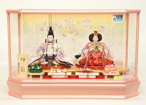 ケース入り 芥子親王飾り 御雛 アクリルケース