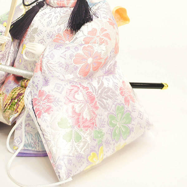 雛人形 フジキ 陽菜作 会津塗り 桃園雛 親王収納飾り 詳細画像