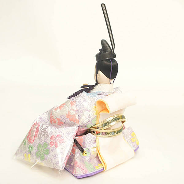 雛人形 フジキ 陽菜作 会津塗り 桃園雛 親王収納飾り 詳細画像