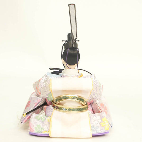 雛人形 フジキ 陽菜作 会津塗り 桃園雛 親王収納飾り 詳細画像