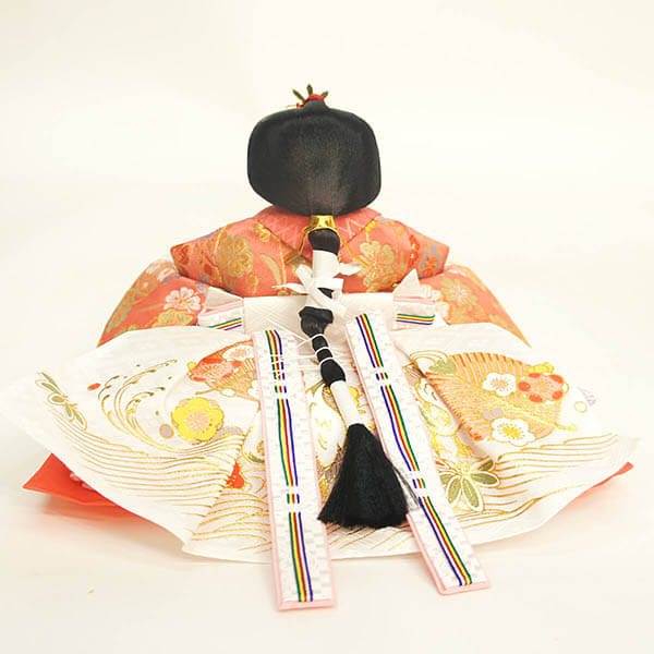 雛人形 フジキ 陽菜作 会津塗り 桃園雛 親王収納飾り 詳細画像