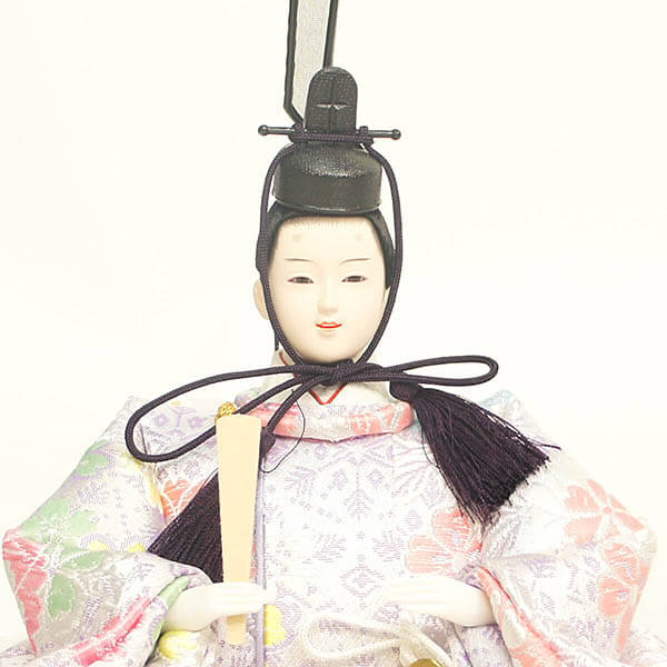 雛人形 フジキ 陽菜作 会津塗り 桃園雛 親王収納飾り 詳細画像