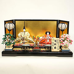 大橋弌峰作　雛人形　京十番親王飾り