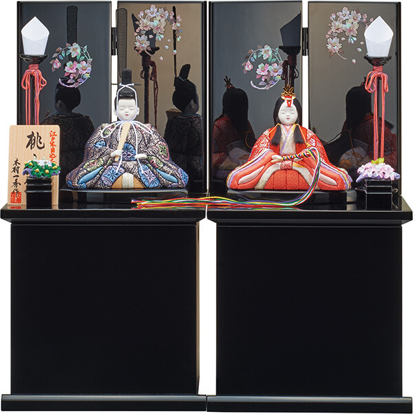 親王飾り 桃山雛 16号A 収納飾り