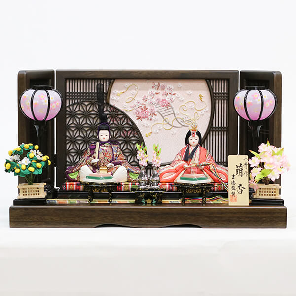 木目込親王飾り　一秀作　萌香雛
