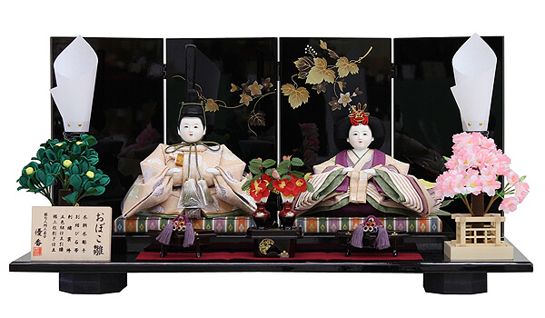優香作　京十番親王　親王飾り